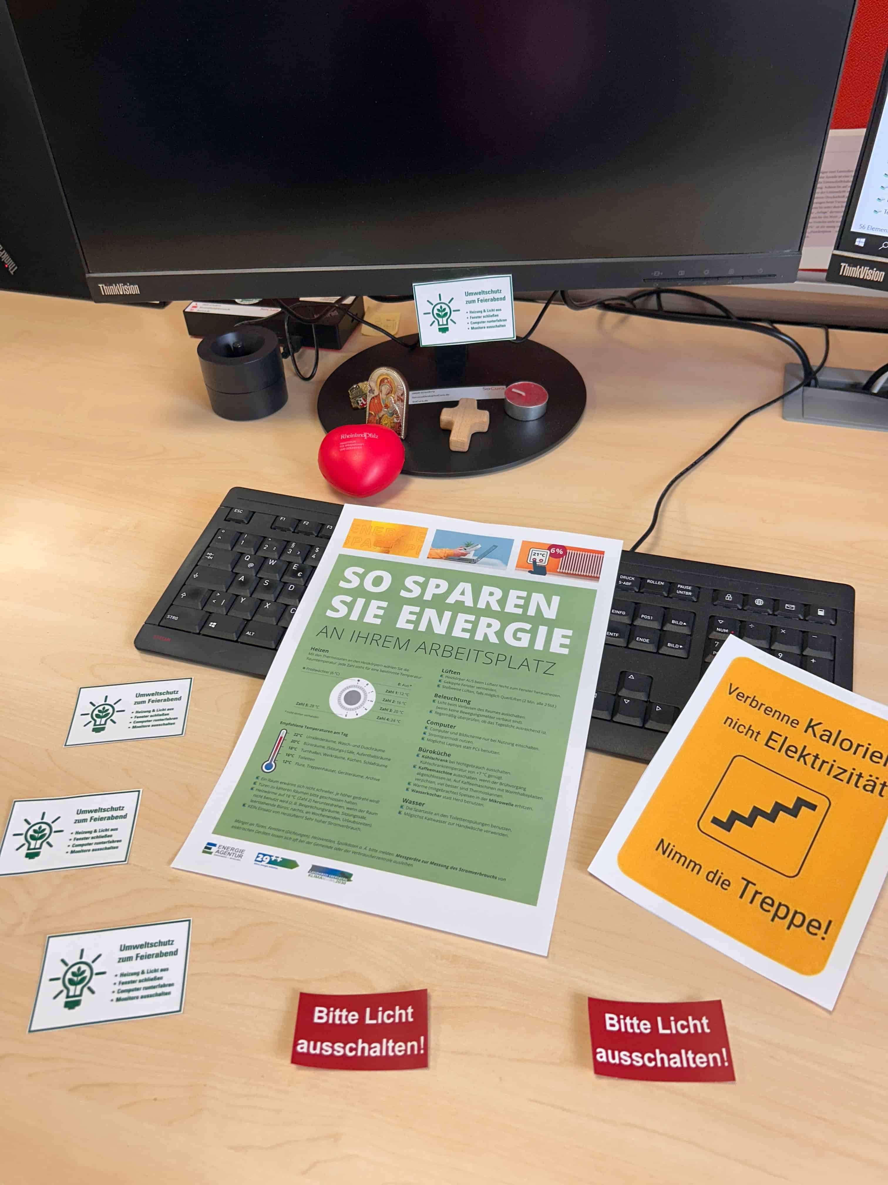 Sensibilisierungsmaterial zum Energiesparen