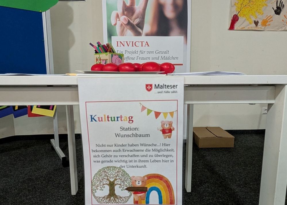 Beim Projekt INVICTA können auch die Erwachsenen ihre Wünsche aufschreiben. 