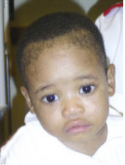 Portrait of Sipho as a young child.