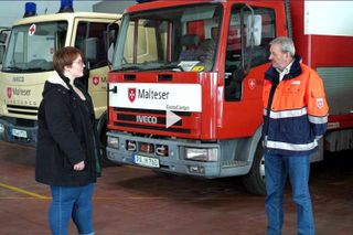 Screenshot vom Beitrag auf Niederbayern TV mit Eduard Schmid