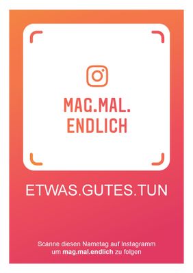 Instagram Scan für #magmalendlich