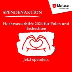 Malteser Spendenaktion Hochwasserhilfe Polen und Tschechien 2024