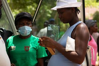 Erdbeben und Tropensturm in Haiti: Die MAlteser helfen den Betroffenen. Foto: Danie Duval/Malteser International