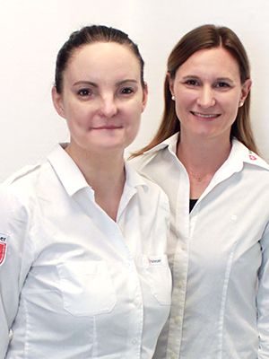Charlotte Scheffler und Astrid Leps