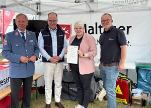 Gruppenfoto mit der neuen stellvertretenden Landesbeauftragten