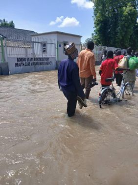 Überflutungen in Nigeria. Foto: Malteser International