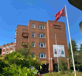 Gebäude des Malteser Krankenhauses in Flensburg