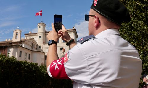 Romwallfahrt 2025 – Vierter Tag: Empfang im Garten der Villa Malta auf dem Aventin