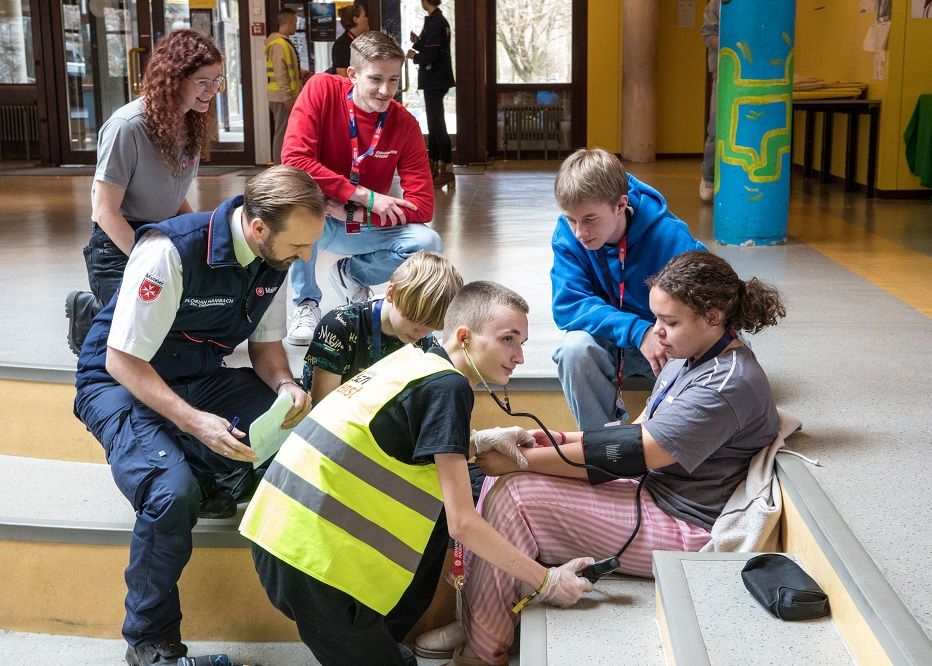 Am Sonntag galt es, das erlernte Wissen bei einer Großübung anzuwenden.
