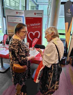 Malteser-Stand beim Kölner Vorsorge- und Gesundheitstag 2026