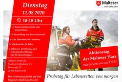 Plakat zum Aktionstag "Ehrenamt zum Ausprobieren"