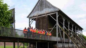 Gruppenfoto auf der Saline