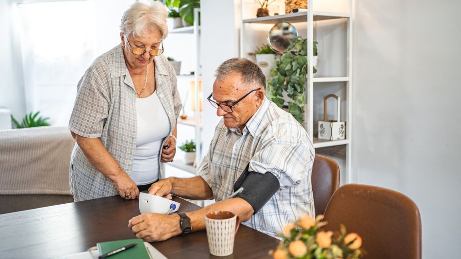 Blutdruck gemeinsam messen