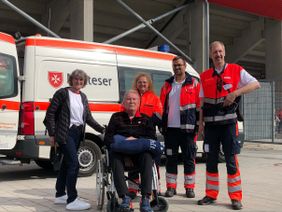 Horst war noch ein letztes Mal im Stadion beim Jahn Regenburg