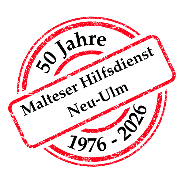 Signet in Weiß-Rot-Schwarz: 50 Jahre Neu-Ulm Malteser
