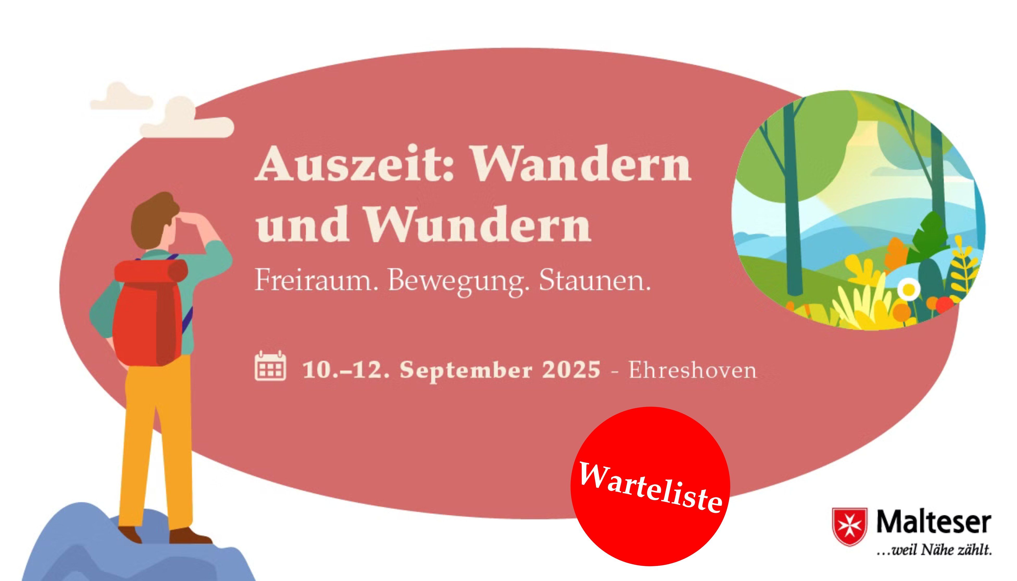 Auszeit Wandern und Wundern in Ehreshoven vom 10.09 - 12.09.2025