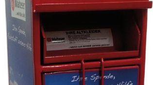 Ein Altkleider-Container