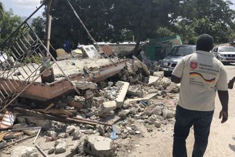 Nothilfe-Teams der Malteser in Haiti. Foto: Malteser International