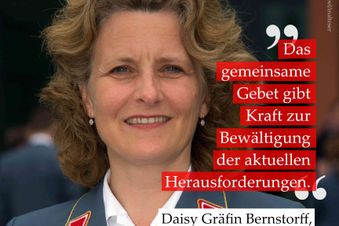 Daisy Gräfin Bernstorff mit einem Zitat zum Thema