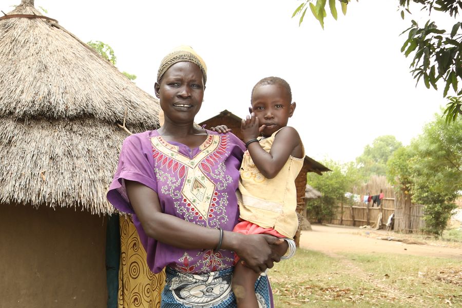 Mother and child in South Sudan