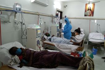 Die Malteser stellen 100.000 Euro zur Impfung von bedürftigen Menschen in Indien bereit. Foto: CHAI/Malteser International