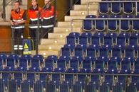 Bundespräsident Joachim Gauck auf dem Podium in der Arena Leipzig: In welcher Gesellschaft wollen wir leben? 