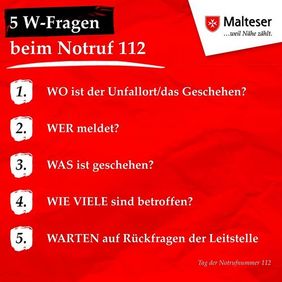 Grafik die 5 W-Fragen
