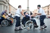 Unterwegs in Rom: Picknick auf dder Piazza Navona