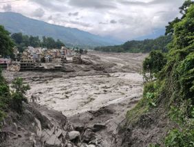 Eine riesige Schlammlawine hat am 26. August in Nepal Tod und Zerstörung gebracht. Foto: TERRA Projekte International