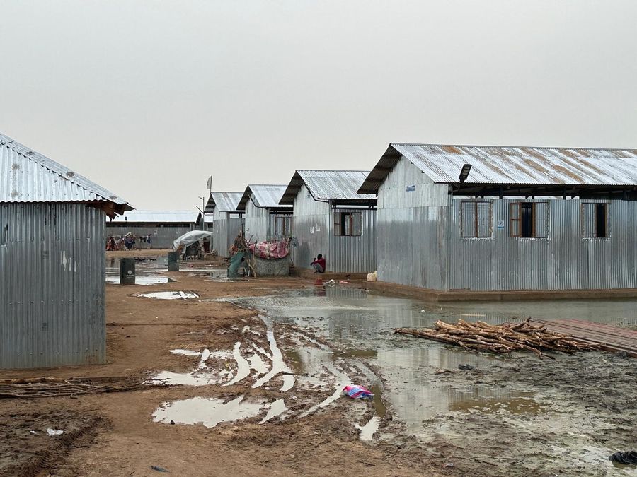 Refugee camp in Renk in northern South Sudan
