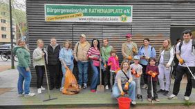 Müllsammeln kann Spaß machen