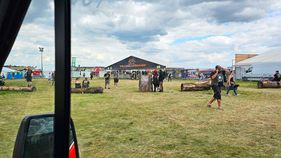 Blick auf den Eingang zum Rockharz Open Air.
