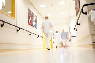 Auf einer Station im Malteser Krankenhaus St. Franziskus-Hospital in Flensburg