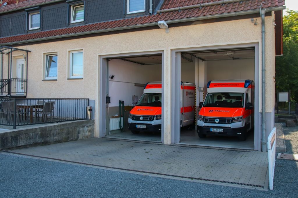 Außenansicht der Rettungswache Harzgerode