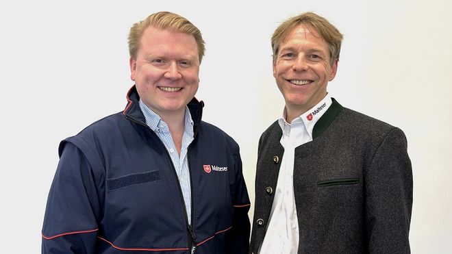 Zwei Männer blicken in die Kamera: Kreisbeauftragter Carl Philipp von Weitzel-Mudersbach und Kreisgeschäftsführer Gerald Helminger 