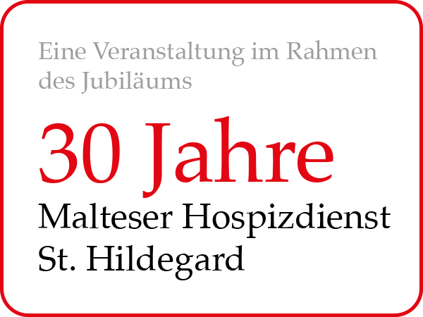 Hinweis auf 30-jähriges Jubiläum des Hospizdienstes