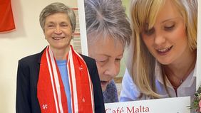 Die Leiterin des Café Malta in Freising Gertraud Pötsch