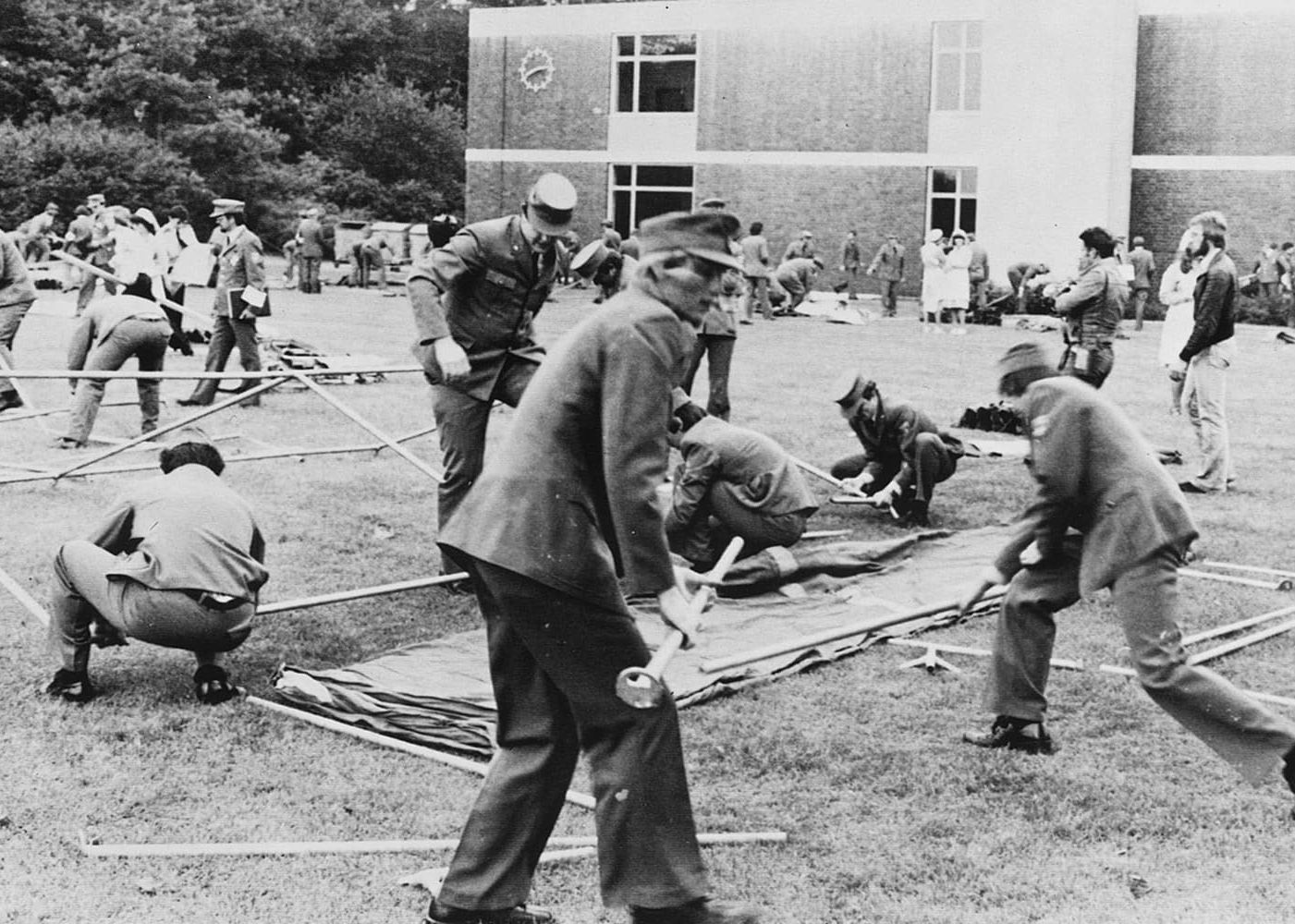 Der erste Bundesleistungswettbewerb des MHD findet am 3.9.1977 in Homburg/Saar statt.