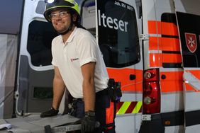 Ehrenamtlicher im Katastrophenschutz