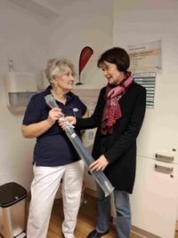 Zwei ehrenamtliche Ärzte und eine ehrenamtliche Zahnärztin aus der MMM Köln verabschiedet