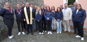 Die Teilnehmer der Diözesanjugendversammlung beim Gruppenbild