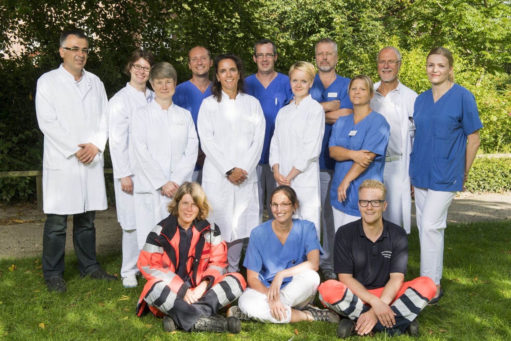 Teamfoto im Freien