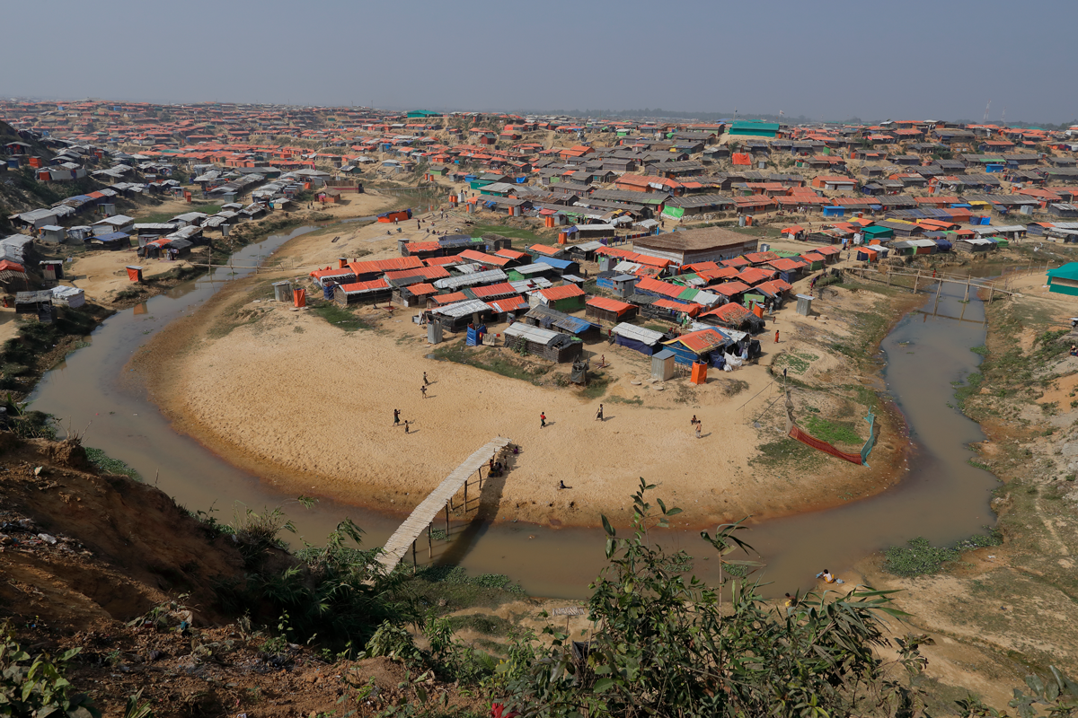 Das riesige Flüchtlingslager Cox Bazar in Bangladesch