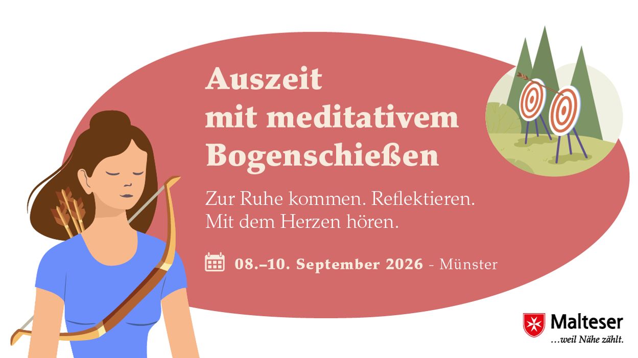 Auszeit mit meditativem Bogenschießen in Münster im September