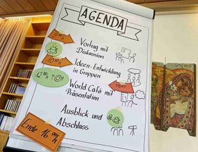 Agenda einer Klausurtagung der Malteser aus der Diözesangliederung Hildesheim