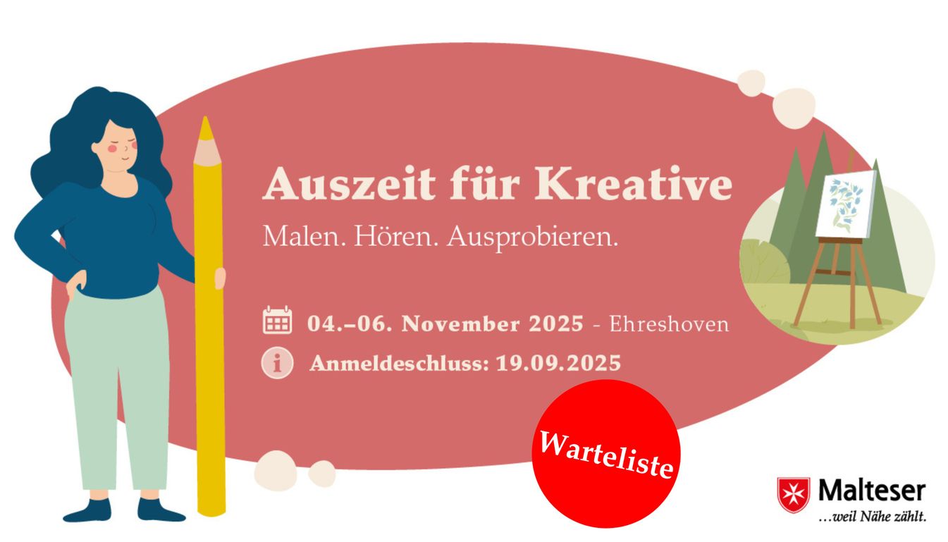 Auszeit für Kreative in Ehreshoven vom 04.11 - 06.11.2025