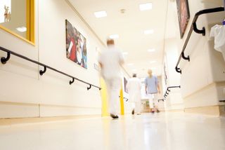 Auf einer Station im Malteser Krankenhaus St. Franziskus-Hospital in Flensburg