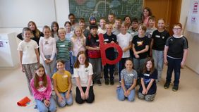 Klasse 5b beim Kennenlernnachmittag 2025 am LFG