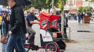 Malteser Rikscha in Erfurt