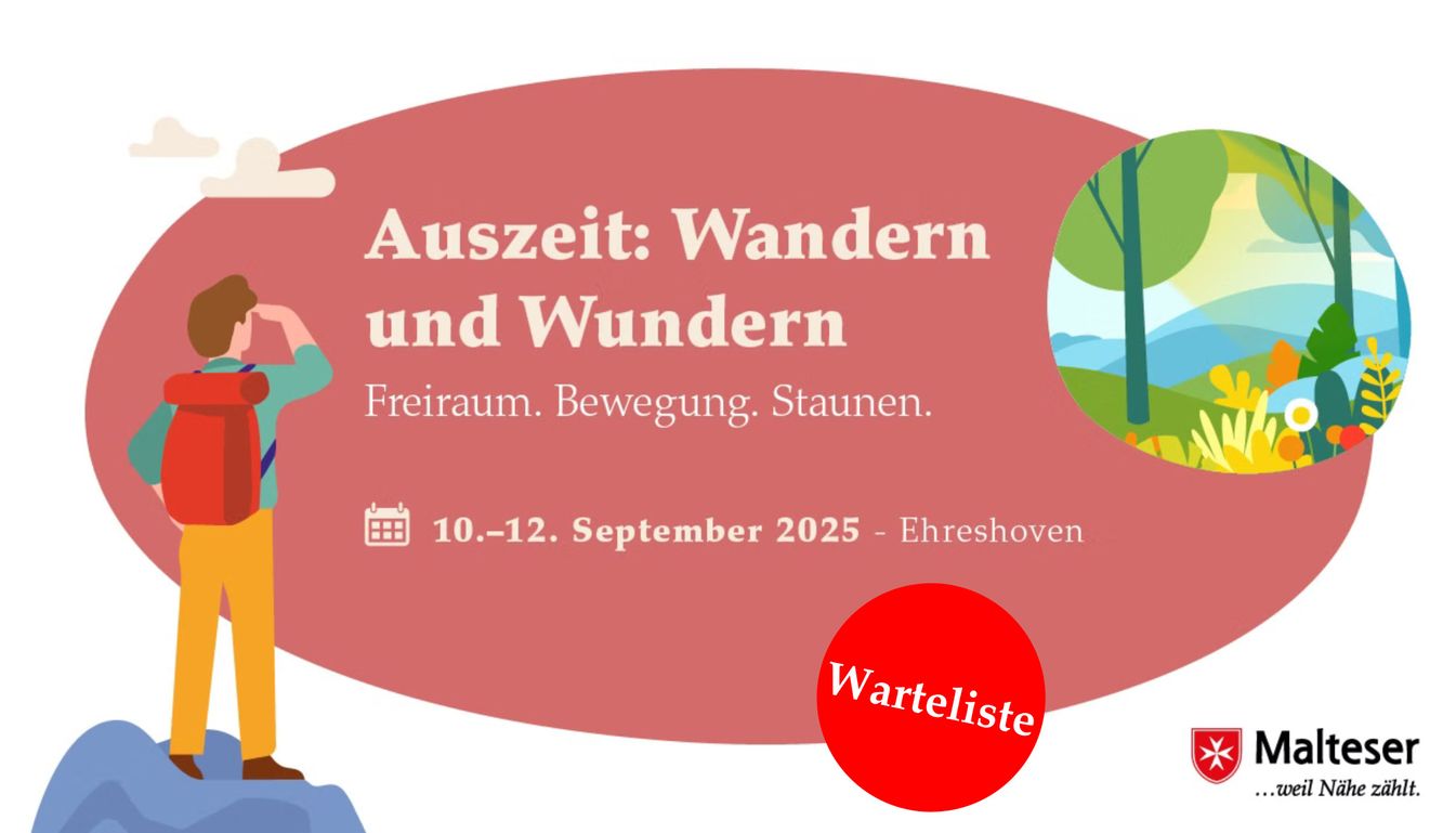 Auszeit Wandern und Wundern in Ehreshoven vom 10.09 - 12.09.2025